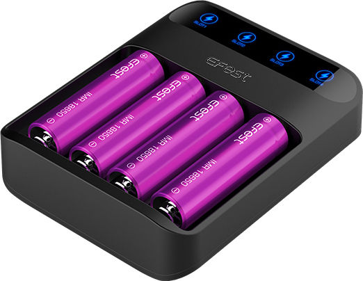 Efest Lush Q4 4-Slot Li-ion Battery Charger Size 18650/16340