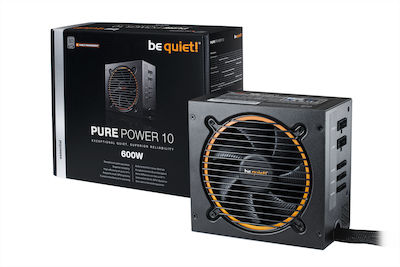 Be Quiet Pure Power 10 CM 600W Computernetzteil Semi-Modular 80 Plus Silber