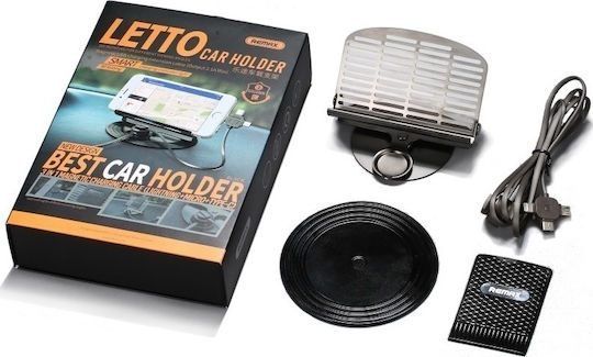 Remax Βάση Κινητού Αυτοκινήτου LETTO CAR HOLDER με Αντιολισθητική Επιφάνεια