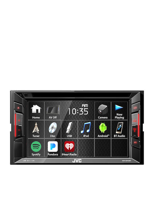 JVC KWV240BT Ηχοσύστημα Αυτοκινήτου Universal 2DIN (Bluetooth/USB) με