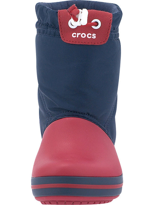 Crocs Παιδικές Γαλότσες με Εσωτερική Επένδυση Crocband Lodgepoint Μπλε