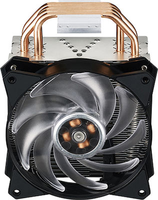CoolerMaster MasterAir MA410P CPU Kühlung für Socket /A/M/4/ / /1/2/0/0/ /1/1/5/x/ / mit RGB Beleuchtung Schwarz