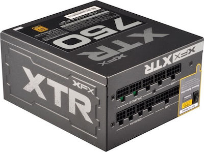 XFX Pro Series 750W Black Edition 750W Захранващ блок за компютър Пълен модул 80 Plus Gold