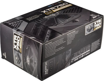 XFX Pro Series 750W Black Edition 750W Захранващ блок за компютър Пълен модул 80 Plus Gold