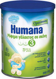 Humana Γάλα σε Σκόνη Optimum 3 12m+ 350gr