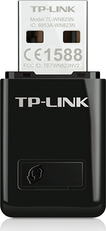 TP-LINK TL-WN823N USB Netzwerkadapter mit Drahtloser Verbindung Wi-Fi 300Mbps (Netzwerkversion v3)
