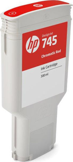 HP 745 Original InkJet Printer Ink Red (F9K06A)