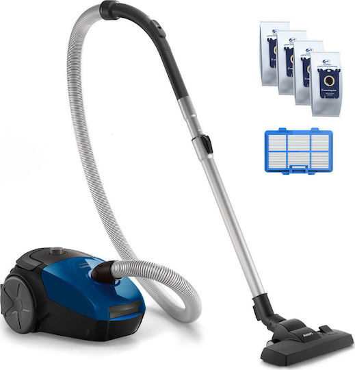 Philips PowerGo Vacuum Cleaner 900W Bagged 3lt Blue