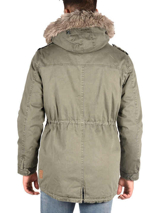 Basehit M1676C-CT Jacket Parka Olive