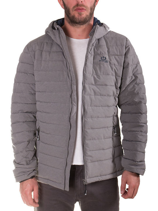 Emerson Men's Winter Puffer Jacket Gray