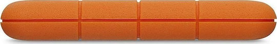 Lacie Rugged USB-C USB 3.1 / USB-C External 3.5" HDD 4TB Orange