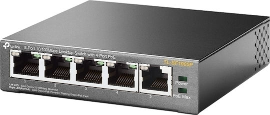 TP-LINK TL-SF1005P Unmanaged L2 PoE Switch with 5 Ethernet Ports