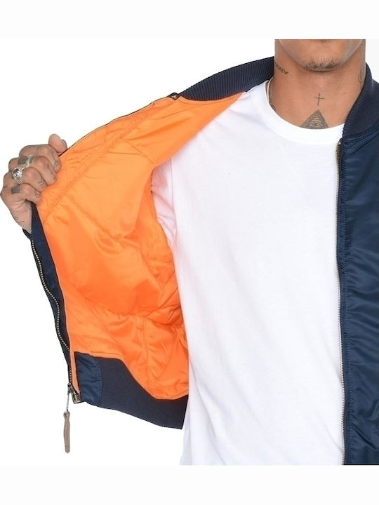 Flight MA-1 VF Nasa Jacket Bomber Navy Blue