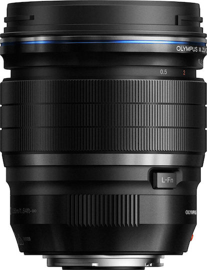 Olympus Crop Φωτογραφικός Φακός M.Zuiko Pro ED 45mm f/1.2 Σταθερός για Micro Four Thirds (MFT) Mount Μαύρος
