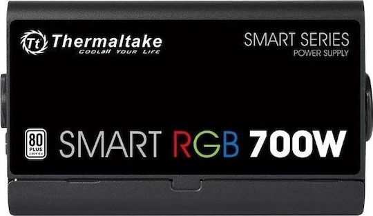 Thermaltake Smart RGB 700W Черен Компютърно захранване Пълен кабел 80 Plus Standard