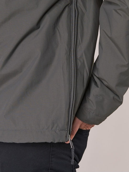 Rainforest Men's Winter Jacket Waterproof Gray