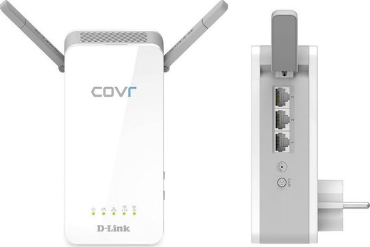 D-Link COVR-P2502 Powerline Διπλού Kit για Ασύρματη Σύνδεση Wi‑Fi 5 και 3 Θύρες Gigabit Ethernet