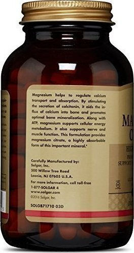 Solgar Magnesium Citrate 200mg 120 tabs