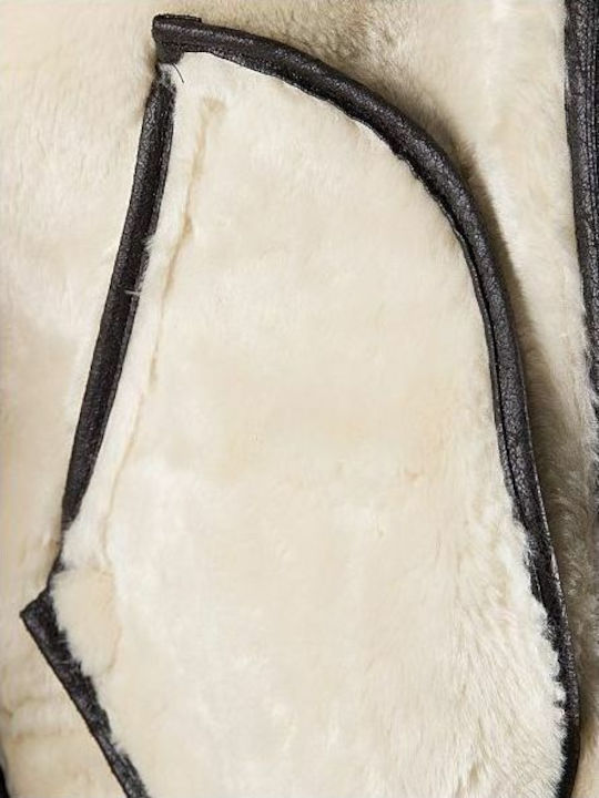 B3 FL Winter Faux Leather Jacket Brown
