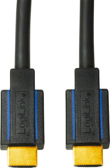 LogiLink Cabluri HDMI Premium HDMI 2.0 Premium High Speed 4K 60Hz HDR Cablu HDMI de sex masculin - HDMI de sex masculin 5m Negru