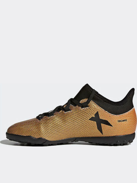 Παιδικά Ποδοσφαιρικά Παπούτσια X Tango 17.3 Turf Boots με Σχάρα Χρυσά