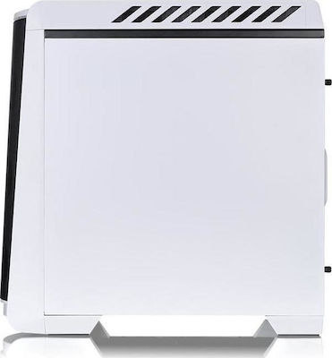 Thermaltake Versa C24 RGB Gaming Midi Tower Computer Case with Window Panel Snow Edition