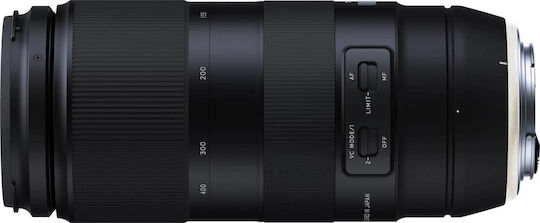Tamron Full Frame Φωτογραφικός Φακός 100-400mm f/4.5-6.3 Di VC USD Tele Zoom για Nikon F Mount Μαύρος