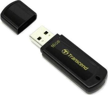 Transcend JetFlash 350 16GB USB 2.0 Stick Schwarz