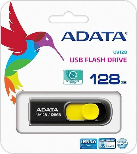 Adata DashDrive UV128 128GB USB 3.0 Stick Black