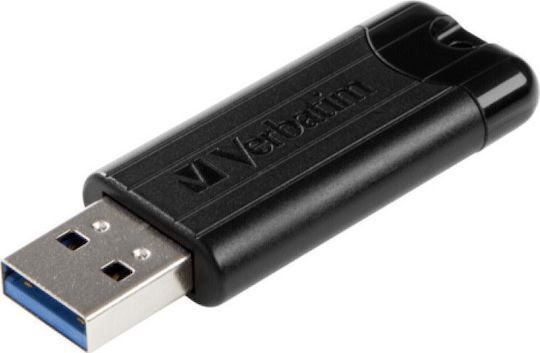 Verbatim PinStripe 128GB USB 3.0 Stick Schwarz