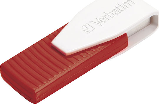Verbatim Swivel 16GB USB 2.0 Stick Rot