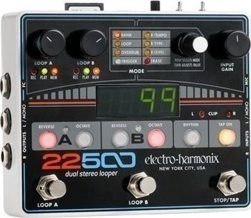Electro-Harmonix 22500 Dual Stereo Pedals Effect Looper Electroacoustic Instruments, Electric Guitar, Electric Bass, Keyboards & Synths and Voice
