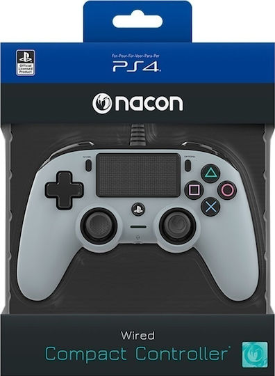 Nacon Wired Compact Controller για PS4 Grey