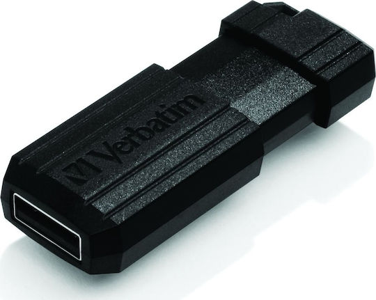 Verbatim Store 'n' Go Pinstripe 128GB USB 2.0 Stick Μαύρο