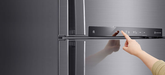 LG Frigider cu două uși 438lt Total NoFrost Î178xL70xA73cm. Alb GTB574SHHZD