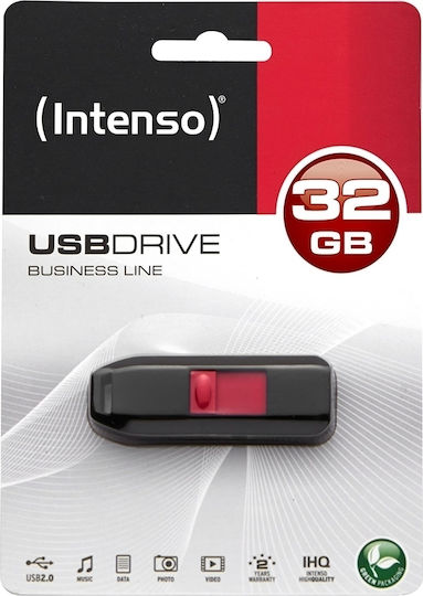 Intenso Business Line 32GB USB 2.0 Stick Black