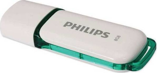 Philips Snow Edition 2.0 8GB USB 2.0 Stick Λευκό
