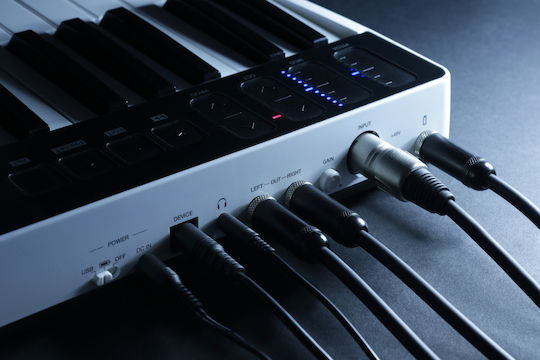 IK Multimedia Midi-Tastatur iRig Keys I/O 49 Keys mit 49 Tasten Silber