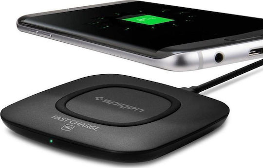 Spigen Wireless Charger (Qi Pad) 10W Blacks (Essential F301W)