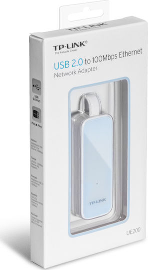 TP-LINK UE200 USB Network Adapter with Wired Ethernet Connection (Standard v2)