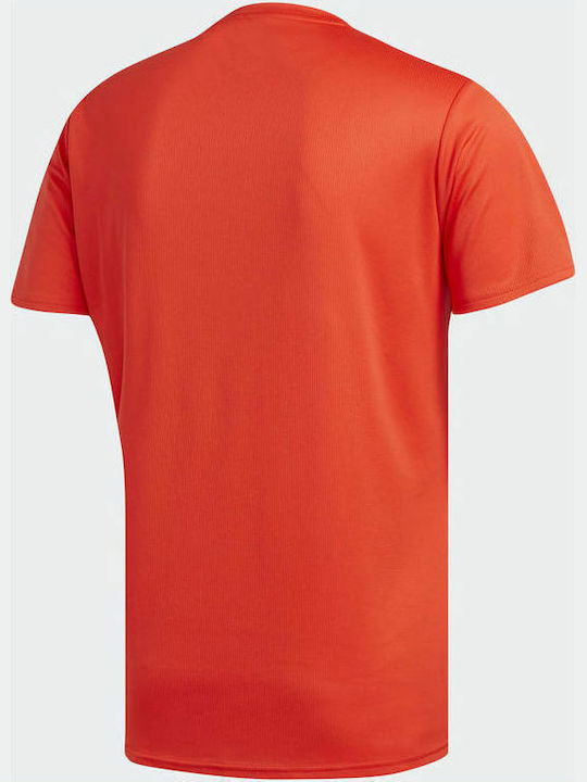 Adidas Response Herren Sport T-Shirt Kurzarm Rot