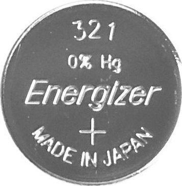 Energizer 321 Батерия Сребърен оксид За часовници SR65 1.55V 1бр