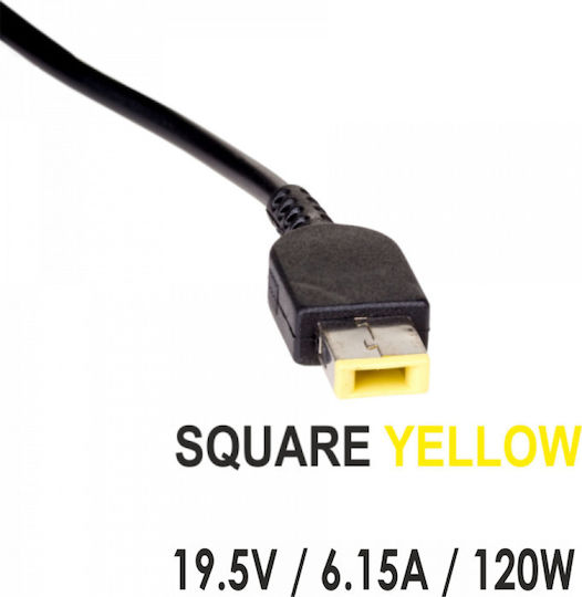 Akyga Laptop Charger 120W 19.5V 6.15A for Lenovo without Power Cord