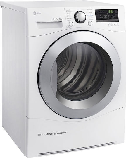 LG RC8055AH2M Στεγνωτήριο 8kg με Αντλία Θερμότητας