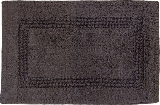 Dimitracas Badematte Baumwolle Rechteckig Cutloop 05580.003 Charcoal 45x65cm