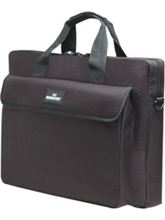 Manhattan London Τσάντα Ώμου / Χειρός για Laptop 15.6" σε Μαύρο χρώμα