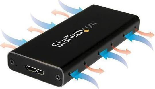 StarTech Case for Hard Drive M.2 SATA III with Connection USB 3.1