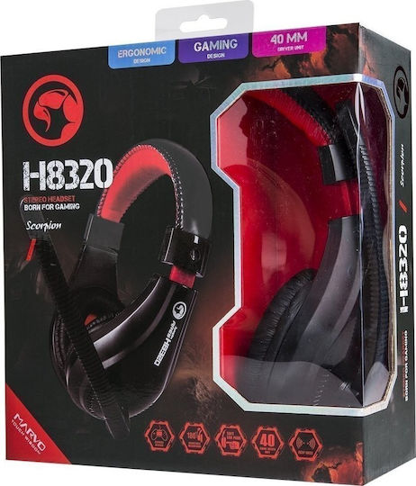 Marvo H8320 Over Ear Gaming Headset με σύνδεση 3.5mm