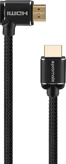 Promate proLink4K1-300 HDMI 2.0 Premium High Speed 4K 60Hz HDR Braided Cable HDMI male - HDMI male 3m Μαύρο
