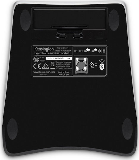 Kensington Expert Mouse Wireless Trackball Kabellos Bluetooth Maus Schwarz